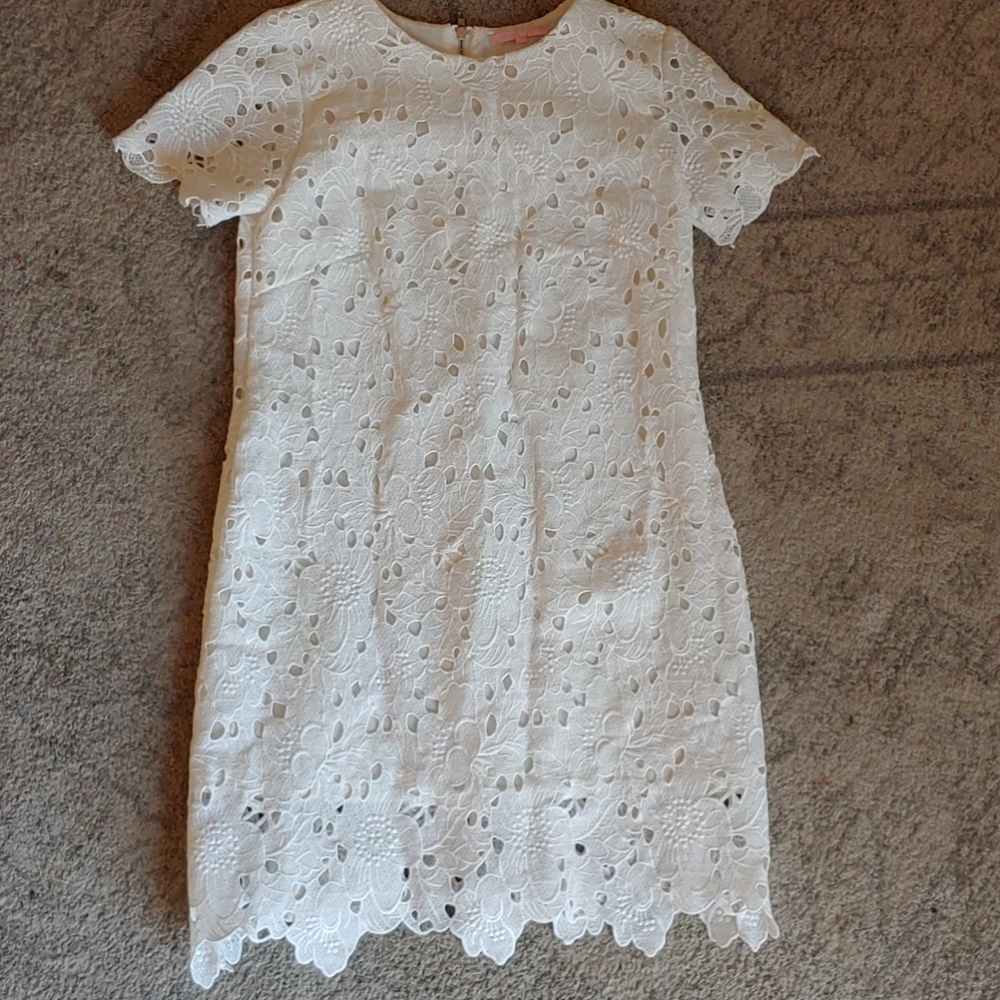 Lulus lace white dress